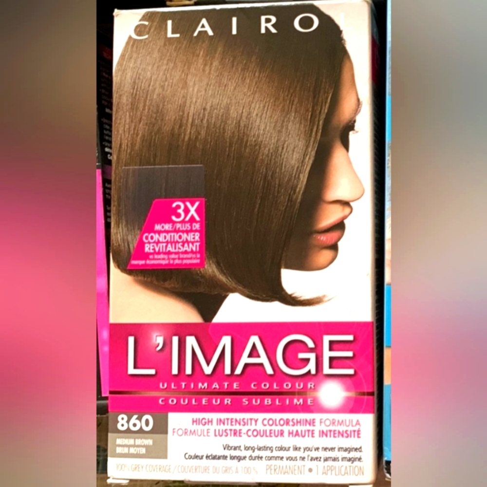 🆕️💥Clairol💥 L'Image Permanent Hair Color, 860 Medium Brown